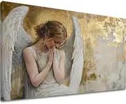 Obrazy anjelov Zlatý pokoj | 100% originál domaľovaný akrylom