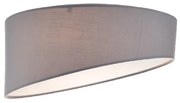 ACA DECOR Stropné svietidlo PABLO max. 3x60W/E27/230V/IP20, kruhové šedé