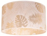 Duolla - Stropné svietidlo ARECA 1xE27/40W/230V pr. 45 cm mosadz/biela