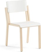 Detská stolička DANTE, výška 460 mm, breza/biela