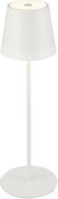 Brilo - LED nabíjateľná dotyková stolná lampa KIKI LED/2,6W/5V IP44 2600 mAh biela