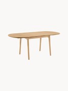 Rozkladací oválny jedálenský stôl CH002