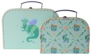Bella Rose Detský kufrík Drak – set 2 ks