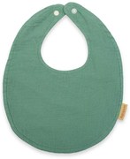 Mušelínový detský podbradník New Baby green