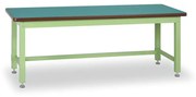 Profesionálny dielenský stôl GL, MDF + PVC doska, pevné oceľové profily, 2100 mm