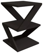 Polica ALVINA čierna