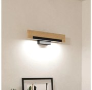 Eglo 901738-LED Nástenné svietidlo CAMACHO LED/9,6W/230V 3000K čierna/béžová