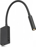 RED - Design Rendl - R12945 - LED Flexibilná lampička EKE LED/3W/230V čierna