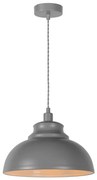 Lucide 34400/29/36 - Závesné svietidlo ISLA 1xE14/40W/230V šedá