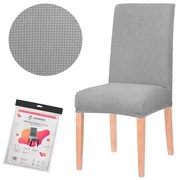 PreHouse Šedý poťah na stoličku zo spandexu