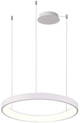 Azzardo AZ5015 -LED Stmievateľný luster na lanku AGNES LED/38W/230V pr. 48 cm biela