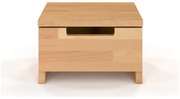 Nočný stolík z bukového dreva so zásuvkou SKANDICA Spectrum