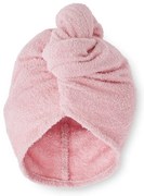 Ružové rýchloschnúce bavlnené uteráky na vlasy v súprave 2 ks 20x13 cm Quick Dry – Catherine Lansfield