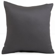Saténová obliečka na vankúš 50 x 50 cm - Diana antracitová