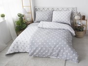 XPOSE® Krepové obliečky LÝDIE DUO - sivé