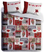 Gipetex Natural Dream 3D talianská obliečka 100% bavlna Patchwork - 220x200 / 2x70x90 cm