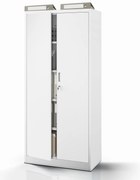 Kovová skriňa JAN Compact 1750 x 800 x 400 mm, sivá