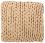 Pletený prírodné vankúš Tricot crema - 40 * 40 cm