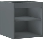 Mexen Box-A, závesná skrinka 45 cm, grafitová matná, 91AX1-0450-470-1-66