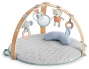 Ingenuity - Detská hracia deka LOAMY mint/šedá