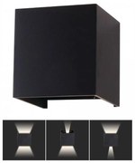 LED Vonkajšie nástenné svietidlo LED/11W/230V 3000K IP65 čierna