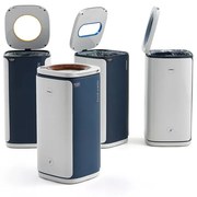 Koše na triedenie odpadu NORTON, 4 odpadkové koše, 60 L