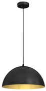 Luster na lanku BETA 1xE27/60W/230V pr. 35 cm čierna