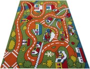 DY Detský koberec s motívom mesta Bella 08 Rozmer: 400x500 cm