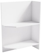 Skrinka do kuchyne Sycylia  D25pz pravá biela/dub lancelot