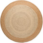 Kusový koberec Jutta 106225 Natur Ivory/Gold kruh, 100x100 (priemer) kruh, béžová, chodba / predsieň, Hanse Home