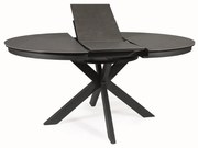 Jedálenský stôl Puerto, čierna