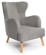 Svetlosivé kreslo ušiak Noemye – Bonami Selection