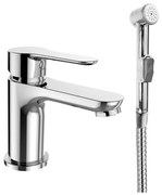 Mereo Mereo, Umývadlová stojanková batéria Zuna s bidetovou sprchou, MER-CB10105Z