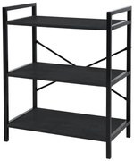 Regál Modesto 31365A(W60) čierna 3T