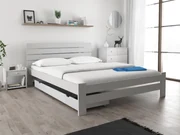 Posteľ PARIS zvýšená 120 x 200 cm, biela Rošt: S latkovým roštom, Matrac: Matrac Somnia 18 cm