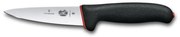 Victorinox - Kuchynský nôž na mäso DUAL GRIP 12 cm čierny