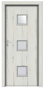 Dvere vnútorné Salerno 4 70P dub snežný
