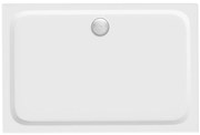 Rea Belmond, akrylová sprchová vanička 100x80x5 cm, biela lesklá, REA-K4372