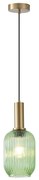 Luster na lanku 1xE27/15W/230V zelená pr. 13 cm
