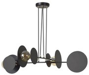 Luster na lanku IDEA 4xE27/15W/230V čierna