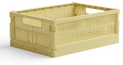 Made Crate Skladacia prepravka Lemon Cream – midi