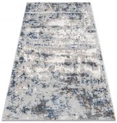 Koberec AKRYL VALS 8121 Abstrakcia sivý / modrý