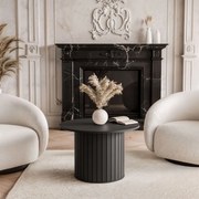 OKRÚHLY KONFERENČNÝ STOLÍK LANDRY ČIERNY 70 cm