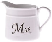 Biela keramická nádoba na mlieko Dakls, 460 ml