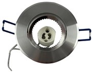 Bodové svietidlo 2v1 lesklé okrúhle veľké