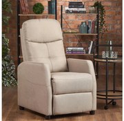 Polohovateľné kreslo FELIPE béžová