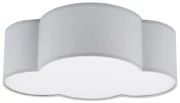 TK Lighting Detské stropné svietidlo CLOUD MINI 2xE27/15W/230V šedá TK3144