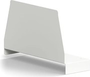 Deliaca priečka pre policu RELY, ľavá, 160x300 mm, biela