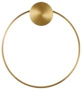 Toolight Toolight, LED nástenné svietidlo 30cm, 13W, APP1385-CW, zlatá matná, OSW-00939