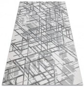 Koberec AKRYL VALS 8381 Linie 3D sivý